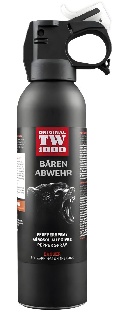 Bärenspray Pfefferspray Gegen Bären und Wölfe. CS-Gas funktioniert nicht